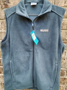 Columbia Men's Slate Grey Fleece Vest